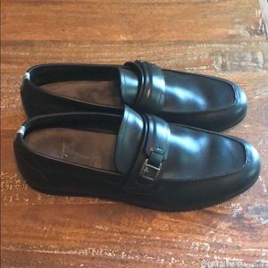 Salvatore Ferragamo black loafers